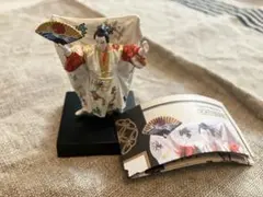 助六　歌舞伎風 羽子板 押絵　アンティーク　木目込人形 助六 歌舞伎風 羽子板 押絵 アンティーク 木目込人形