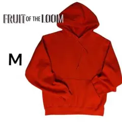 FRUIT OF THE LOOM オレンジ プルオーバーパーカー M USED