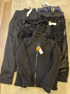 ユニクロムートンフリースジャケットＬ・ボアスエットＬ・フリースパンツＬ