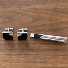 Lion star ライオンスター　ネクタイピン　カフスボタン　オニキス