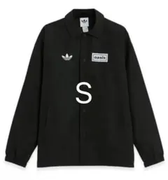 adidas × oasis コーチジャケット　黒　Sサイズ 未使用