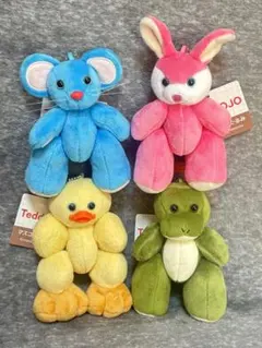 TeddyJOJO マスコットぬいぐるみ　全4種コンプリートセット