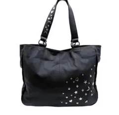 Agnes b leather studs hand bag archive
