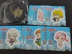TGS 七つの大罪 Origin ナナオリ　ステッカー　コースター　セット