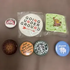 缶バッジ ピンバッジ 7個セット 묶음 판매