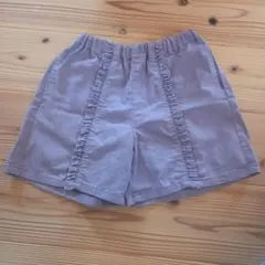 パープルフリル付き ハーフパンツ