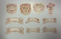 * 618 コラージュシート カット おすそ分け ゆめかわ工房様新作です