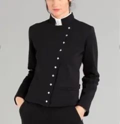 アニエスベー 裏起毛 黒 ジャケット カーディガン 1 フィフル ブルゾン