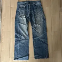 SWAGGER ダメージ加工デニム 32インチ - メルカリ