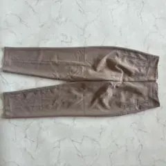 ZARA ハイウエスト テーパードパンツ きれいめ モカブラウン S