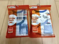 新品 未開封 長袖 下着 肌着100cm 4枚セット 男の子 秋冬 乗り物