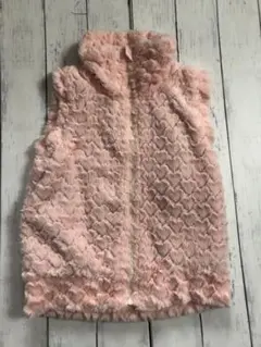 【未使用】Party Pick ピンクファーベスト 130㎝ キッズ