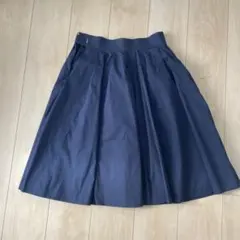 KUMIKYOKU ネイビー フレアスカート サイズ1