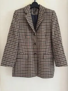 McD チェック柄 テーラードジャケット