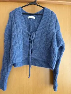 Stylevice for xuxu ケーブル編み クロップドセーター
