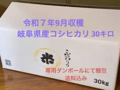 令和７年度 岐阜県産コシヒカリ 玄米30キロ米のサムネイル