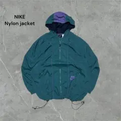 Zu様専用 90s NIKE ナイロンジャケット フルジップパーカー 短丈