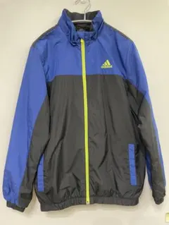 adidas アディダス　ジャンバー　ジャンパー 青黒　160