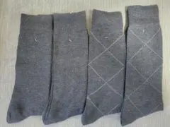メンズ◆ビジネスソックス靴下2種類4足セット♪新品