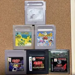 【GB】ゲームボーイソフト　6本まとめ売り