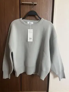 AZUL BY MOUSSY リブニットトップス グレー S 春ニット 未使用