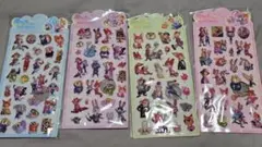 ズートピア　ぷくぷくシール　4枚セット