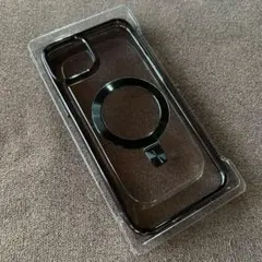 MagSafe対応 ブラック iPhone15Plus用ケース