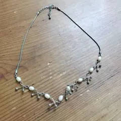 【鳥羽で購入】パール風ネックレス