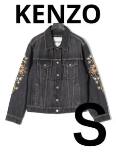 KENZO JEANS デニムジャケット ジージャン　刺繍　薔薇 KENZO JEANS デニムジャケット ジージャン 刺繍 薔薇 Kenzo Rose