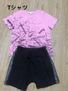 Burberry ピンク ロゴプリント Tシャツのサムネイル