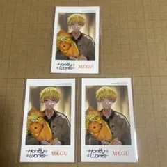 Honey Works GIGO チェキ風カード MEGU 3点