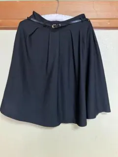 フレアスカート L 黒