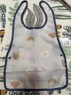 ジェラートピケ　スタイ　お食事エプロン　犬