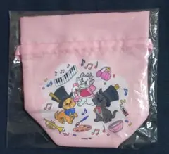 Happyくじ Disney にゃん・にゃん・にゃん D賞 巾着ポーチ