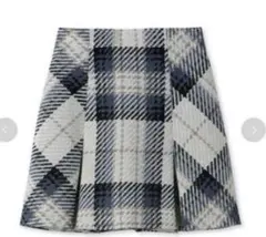 週末限定価格　美品　SNIDELロービングチェックミニスカート