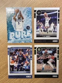 NBAカード アンソニー・エドワーズ 4枚セット