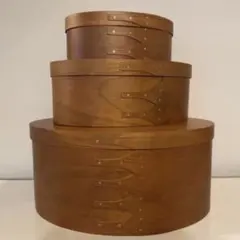 アクシス AXCIS シェーカー オーバルボックス SMLの3個セット 新品