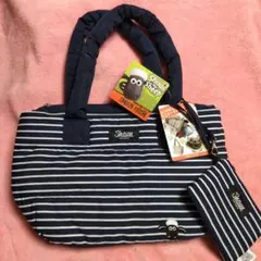 ひつじのショーン、ミニトートバッグ、ポーチ付き、やわらか、フワフワ