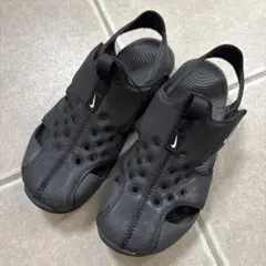 Nike サンレイ プロテクト サンダル 19cm 黒 ブラック 子供 キッズ