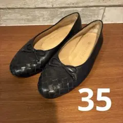 BOTTEGA VENETA イントレチャート バレエシューズ 35のサムネイル