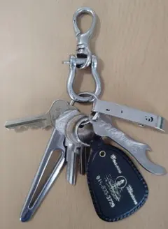 Vintage key holder キーホルダー　シルバー真鍮 セットのサムネイル
