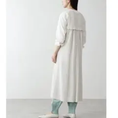 新品タグ付 human woman コットンコードニットジレ ニットベスト Mのサムネイル