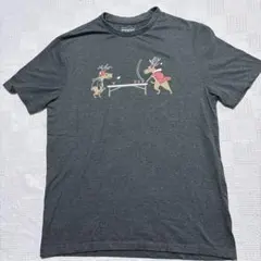 STEEL & CONCRETE TシャツSサイズクリスマストナカイイラスト灰色