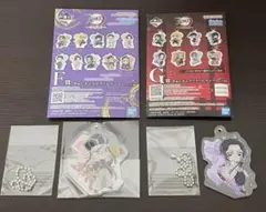 一番くじ鬼滅の刃【童磨】【胡蝶しのぶ】きゅんキャラアクリルチャーム2種セット