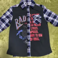 美品 RAD CUSTOM ラッドカスタム チェックシャツ140㎝