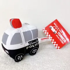 トミカ はたらくくるまのマスコット パトカーぬいぐるみ マスコットTOMICA_