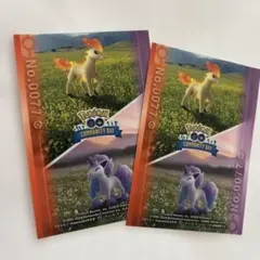 ポケモンGOコミュニティデー　シール　2枚
