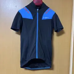 SHIMANO サイクルジャージ 半袖 ブラック ブルー 小柄な人向けのサムネイル