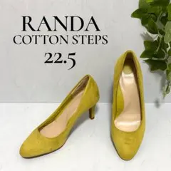 【良品】RANDA ランダ クッションパンプス マスタード 22.5のサムネイル
