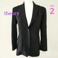 セオリー テーラードジャケット 2 ブラック 日本製